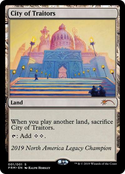 City of Traitors OLGC-2019NA Legacy Championship Magic card