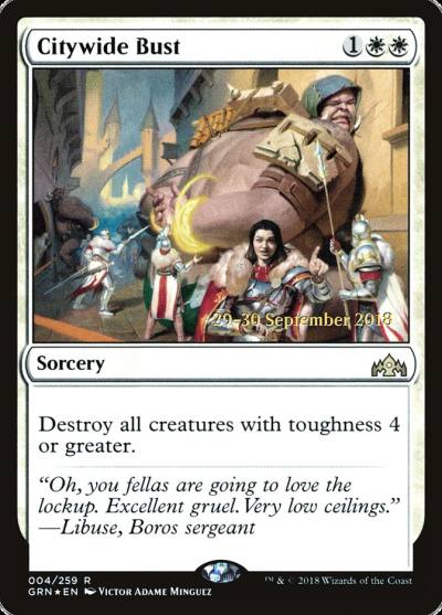 Citywide Bust PGRN-4S Guilds of Ravnica Promos Magic card