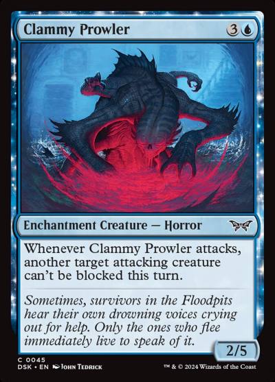 Clammy Prowler 45 Duskmourn: House of Horror Magic card