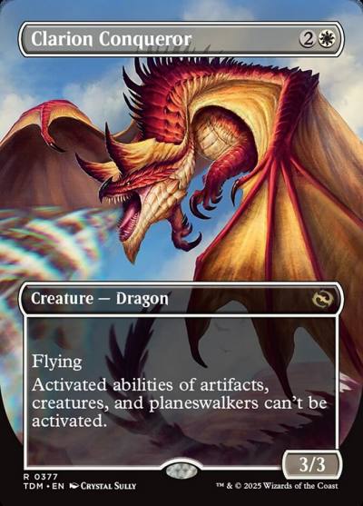 Clarion Conqueror // Clarion Conqueror TDM-377 Tarkir: Dragonstorm Magic card