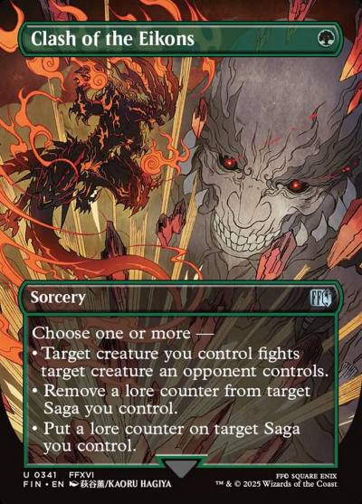Clash of the Eikons FIN-341 Final Fantasy Magic card