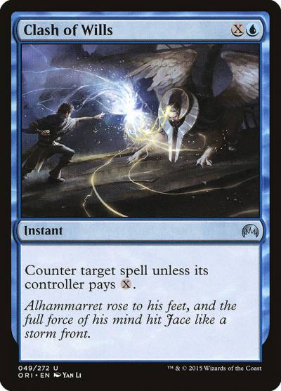 Clash of Wills ORI-49 Magic Origins Magic card