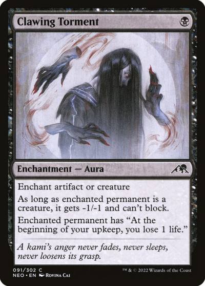 Clawing Torment NEO-91 Kamigawa: Neon Dynasty Magic card