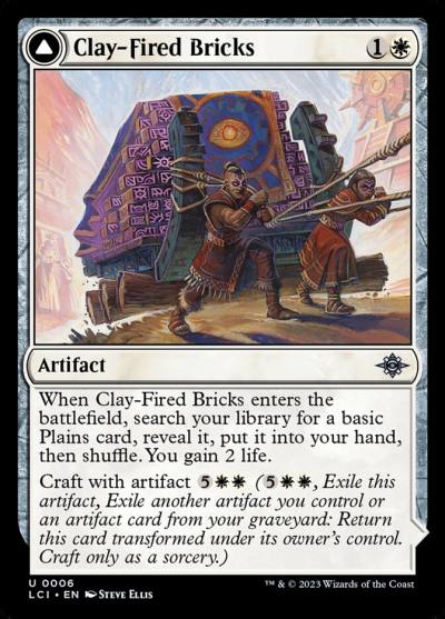 Clay-Fired Bricks // Cosmium Kiln LCI-6 The Lost Caverns of Ixalan Magic card