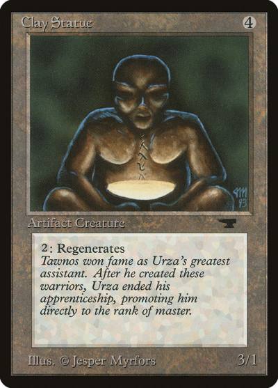Clay Statue ATQ-44 Antiquities Magic card