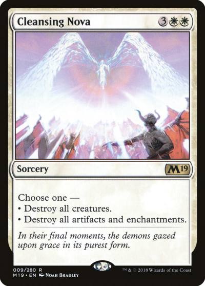 Cleansing Nova M19-9 Core Set 2019 Magic card