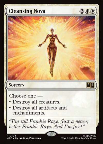 Cleansing Nova MSC-124 Marvel Super Heroes Commander Magic card