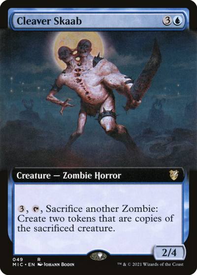 Cleaver Skaab MIC-49 Midnight Hunt Commander Magic card