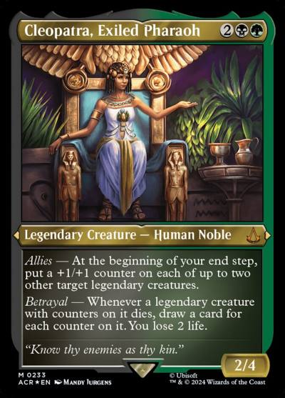 Cleopatra, Exiled Pharaoh ACR-233 Assassin's Creed Magic card
