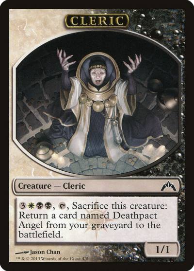 Cleric TGTC-4 Gatecrash Tokens Magic card
