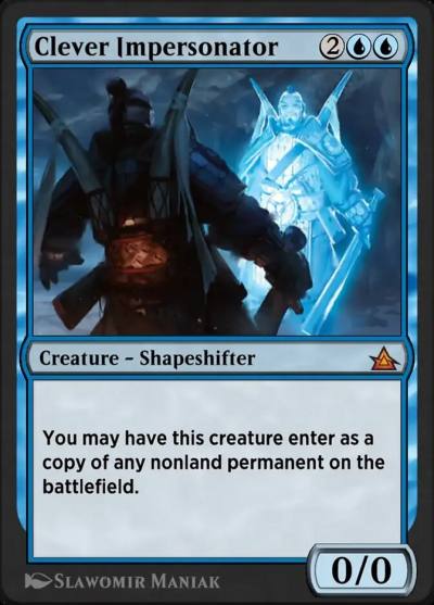 Clever Impersonator OMB-8 Through the Omenpaths Bonus Sheet Magic card
