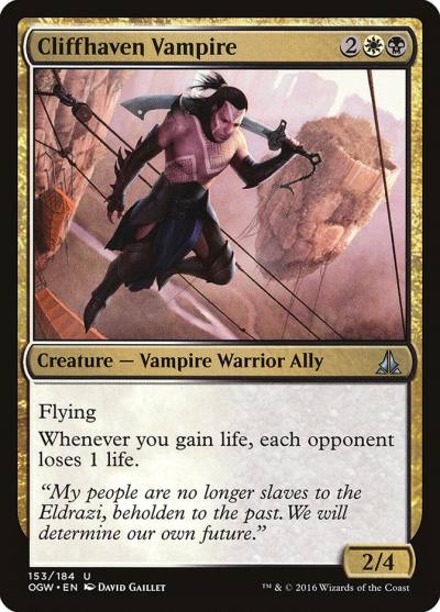Cliffhaven Vampire OGW-153 Oath of the Gatewatch Magic card