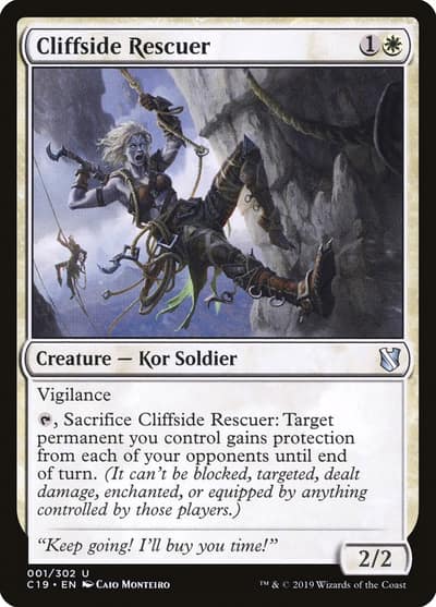 Cliffside Rescuer 1 Commander 2019 Magic card