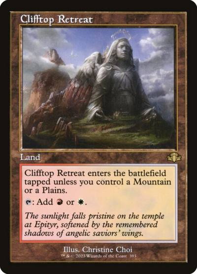 Clifftop Retreat DMR-393 Dominaria Remastered Magic card