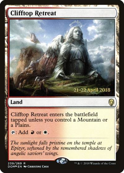 Clifftop Retreat PDOM-239S Dominaria Promos Magic card