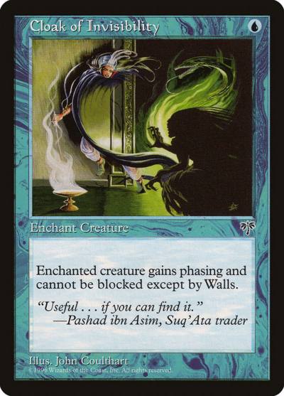 Cloak of Invisibility MIR-58 Mirage Magic card