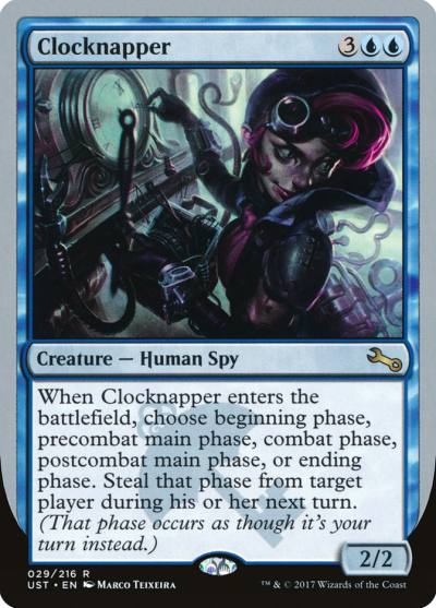 Clocknapper UST-29 Unstable Magic card