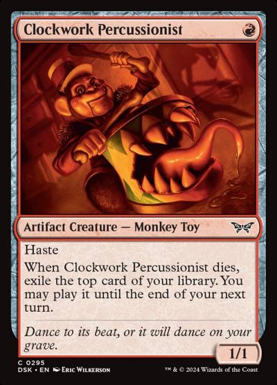 Clockwork Percussionist DSK-295 Duskmourn: House of Horror Magic card