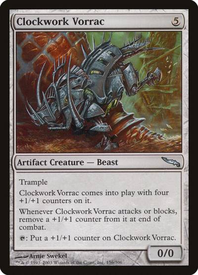 Clockwork Vorrac 156 Mirrodin Magic card