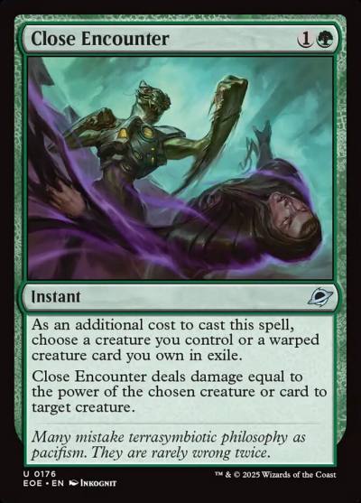 Close Encounter EOE-176 Edge of Eternities Magic card