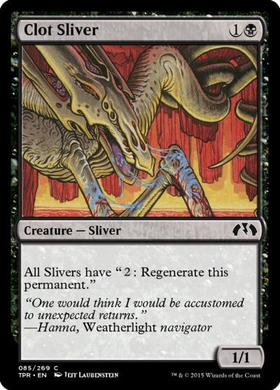 Clot Sliver TPR-85 Tempest Remastered Magic card