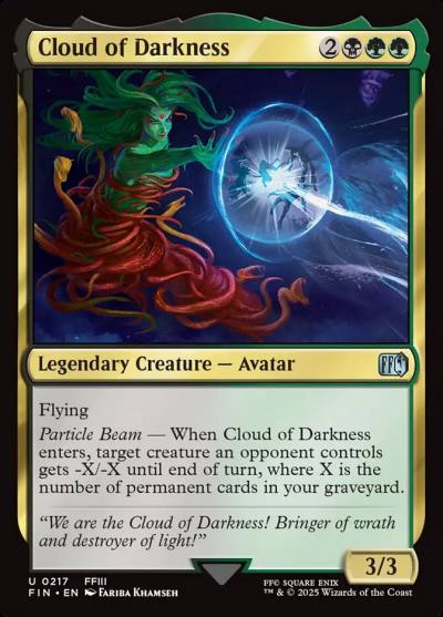 Cloud of Darkness FIN-217 Final Fantasy Magic card