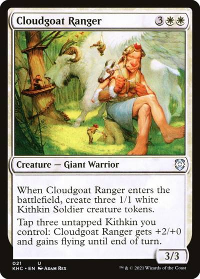 Cloudgoat Ranger KHC-21 Kaldheim Commander Magic card