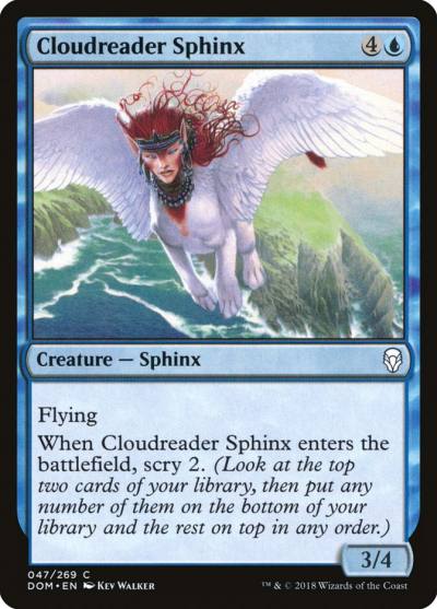 Cloudreader Sphinx DOM-47 Dominaria Magic card