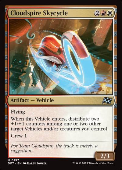 Cloudspire Skycycle DFT-197 Aetherdrift Magic card