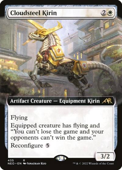 Cloudsteel Kirin NEO-435 Kamigawa: Neon Dynasty Magic card