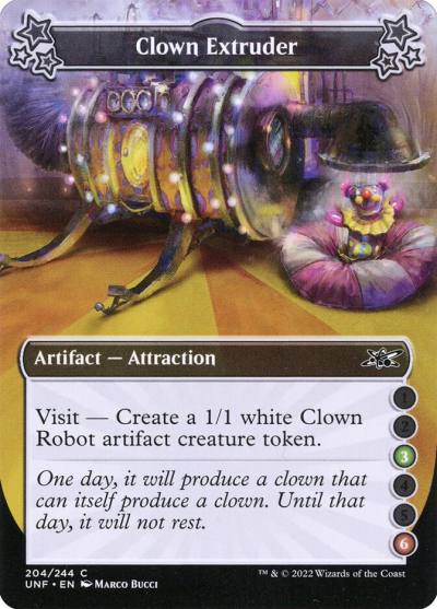 Clown Extruder UNF-204B Unfinity Magic card