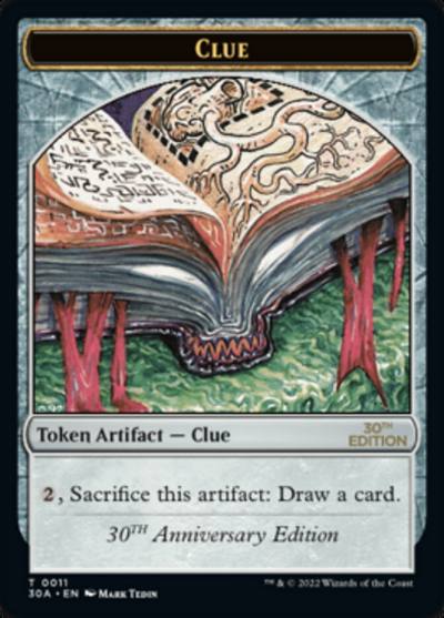 Clue T30A-11 30th Anniversary Tokens Magic card