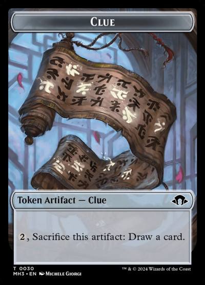 Clue TMH3-30 Modern Horizons 3 Tokens Magic card