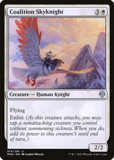 Coalition Skyknight 14 Dominaria United Magic card