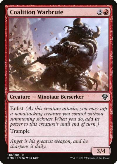 Coalition Warbrute DMU-118 Dominaria United Magic card