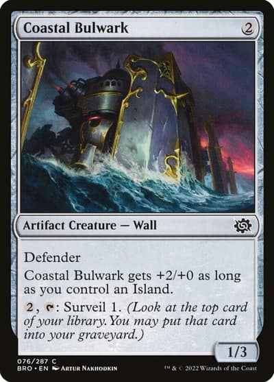 Coastal Bulwark 76 The Brothers' War Magic card
