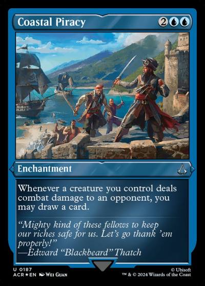 Coastal Piracy ACR-187 Assassin's Creed Magic card