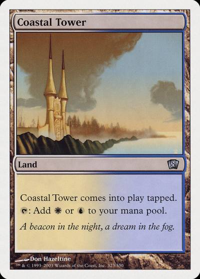 Coastal Tower 8ED-323 Eighth Edition Magic card