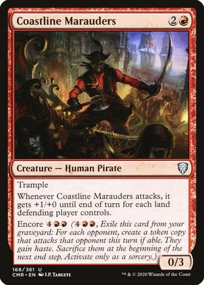 Coastline Marauders 168 Commander Legends Magic card