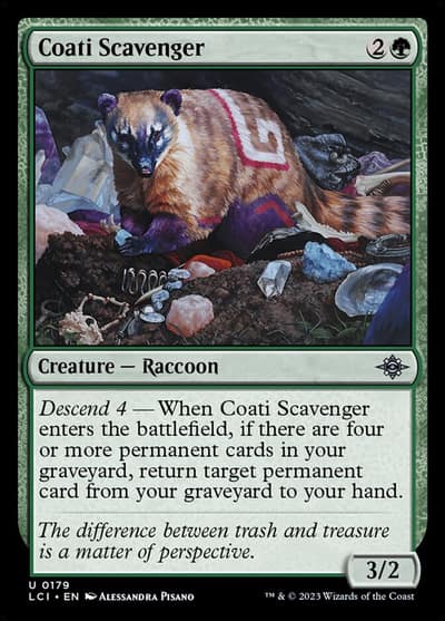 Coati Scavenger 179 The Lost Caverns of Ixalan Magic card