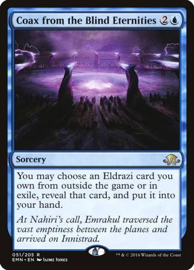 Coax from the Blind Eternities EMN-51 Eldritch Moon Magic card