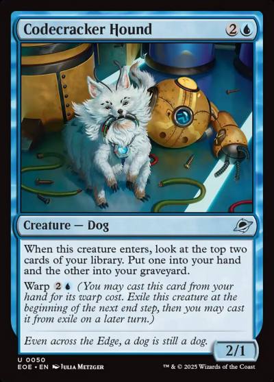 Codecracker Hound EOE-50 Edge of Eternities Magic card