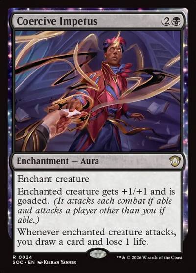 Coercive Impetus SOC-24 Secrets of Strixhaven Commander Magic card