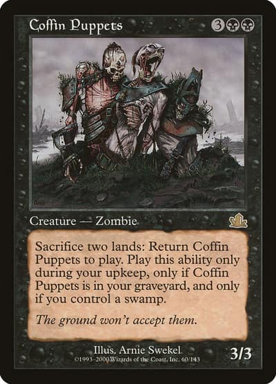 Coffin Puppets 60 Prophecy Magic card