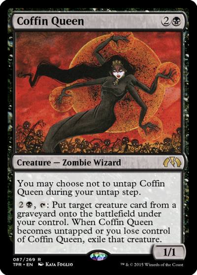 Coffin Queen TPR-87 Tempest Remastered Magic card
