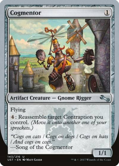 Cogmentor UST-143 Unstable Magic card