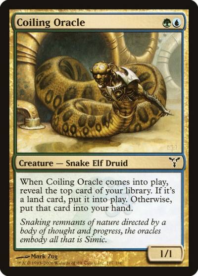 Coiling Oracle DIS-107 Dissension Magic card