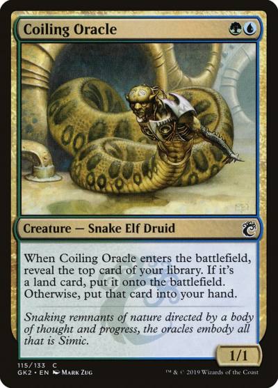 Coiling Oracle GK2-115 RNA Guild Kit Magic card