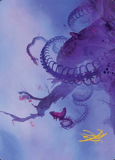 Coiling Rebirth // Coiling Rebirth ABLB-44 Bloomburrow Art Series Magic card