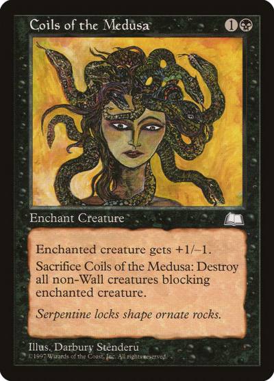 Coils of the Medusa WTH-65 Weatherlight Magic card